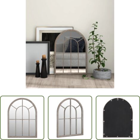 Specchio sabbia -  Specchio Sabbia 60x45 cm Ferro per Uso Interno