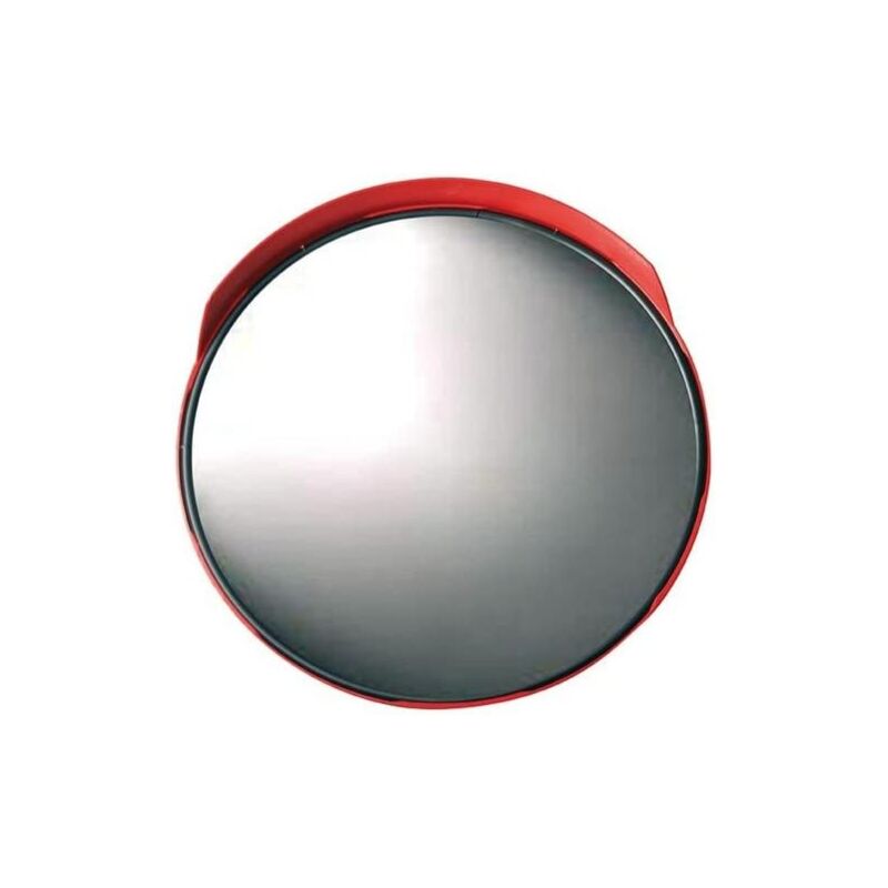 Specchio stradale per pali parabolico con visiera - Ø80 cm