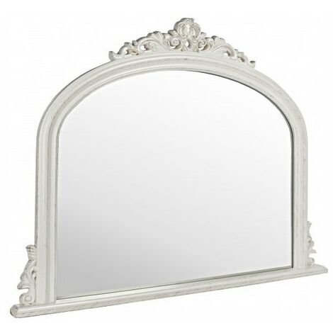 Specchio grande da parete e da terra 205x106 cm Specchio barocco bianco  Specchio da parete grande - Biscottini - Idee regalo
