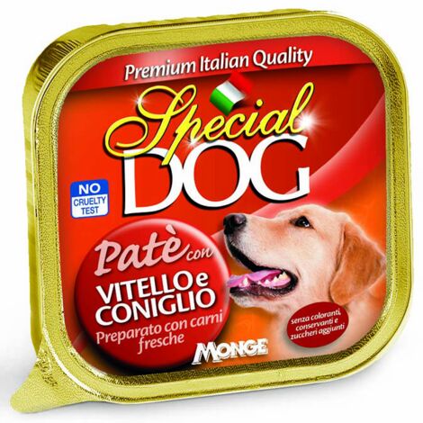 SPECIAL DOG - PATE' CON VITELLO E CONIGLIO 300GR