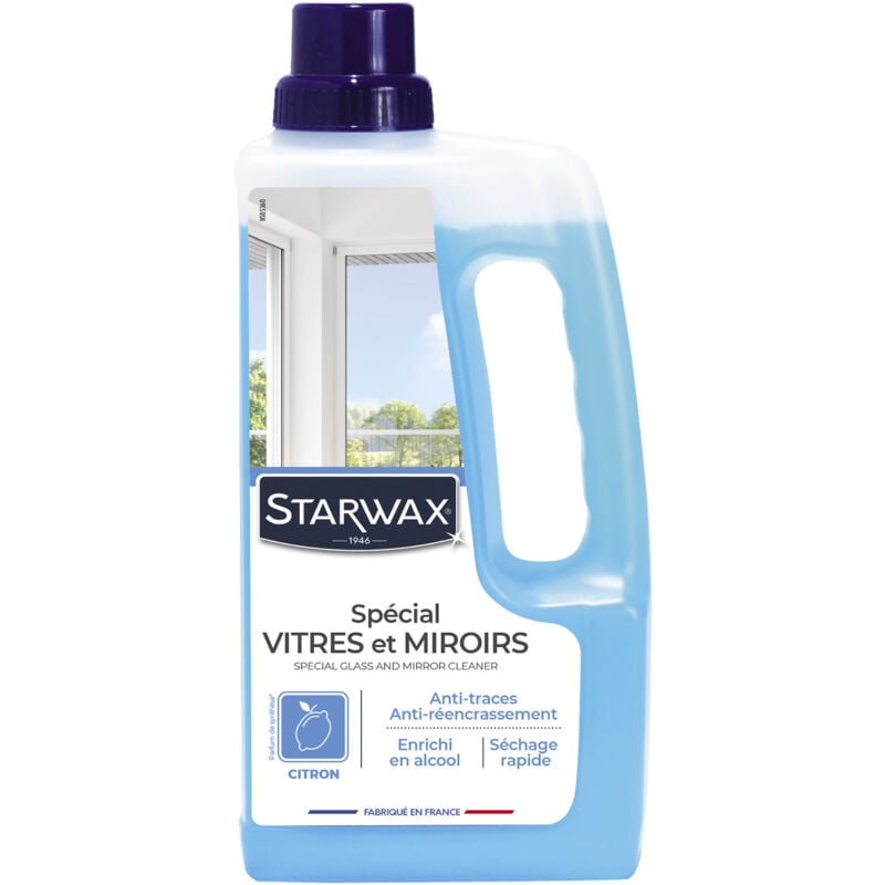 Nettoyant spécial vitres et miroirs 1L STARWAX