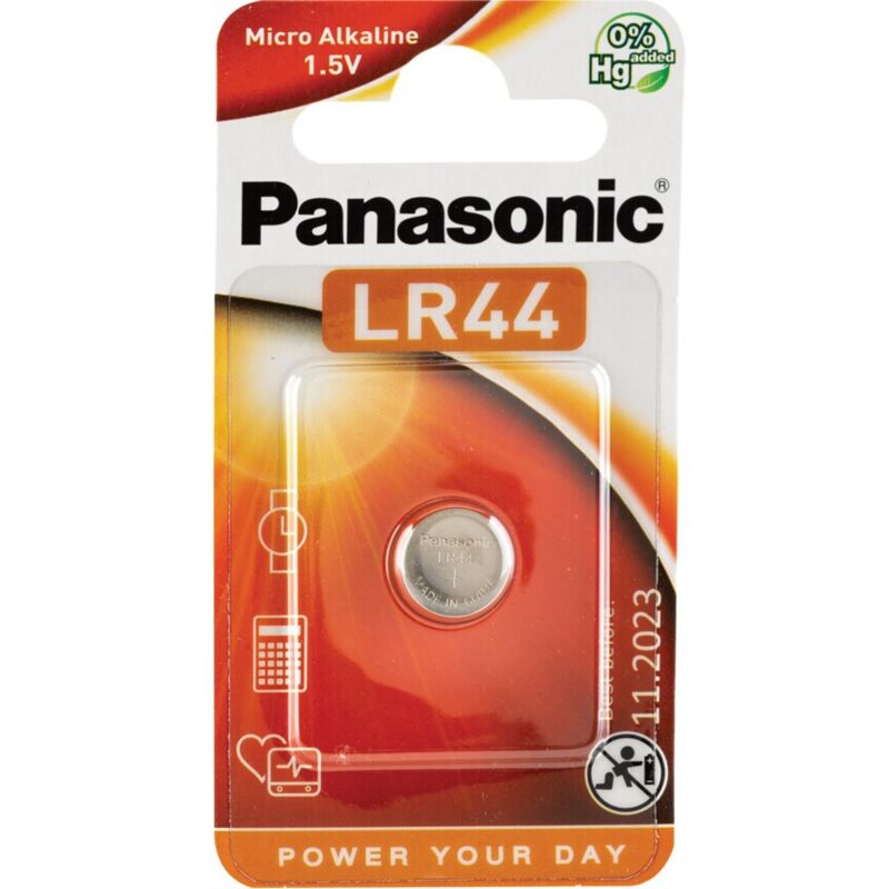 Image of LR44B Alkaline Battery (Pack-1) - Panasonic