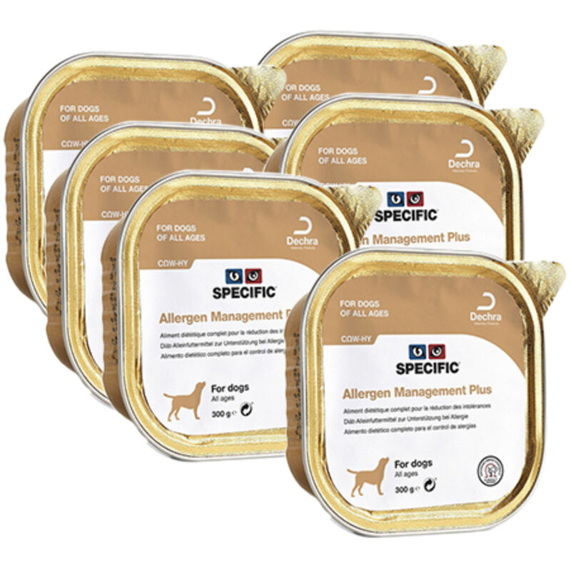 

SPECIFIC Alimento Húmedo para Perros ALLERGEN MANANGEMENT PLUS COD-HY, Pack 6 x 300 gr