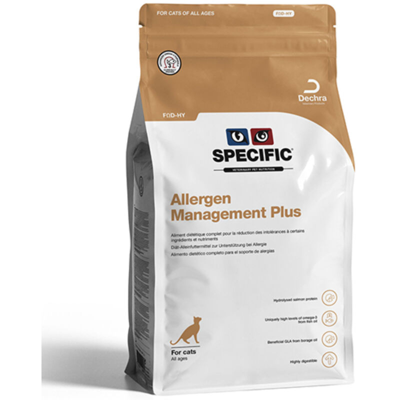 

Pienso para Gatos ALLERGY MANEGEMENT PLUS, 4 kg (2 x 2 kg) - Specific