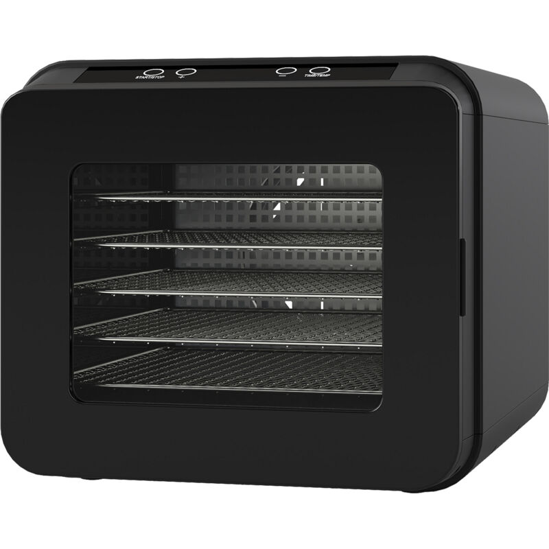 Spector Electric Food Dehydrator 6 Stainless Steel Trays Touch Control 72H Timer