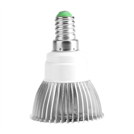 Spectre complet 85-265V 18W 18 LED Grow Light Flower Plant Hydroponic Growth Bulb (E14)