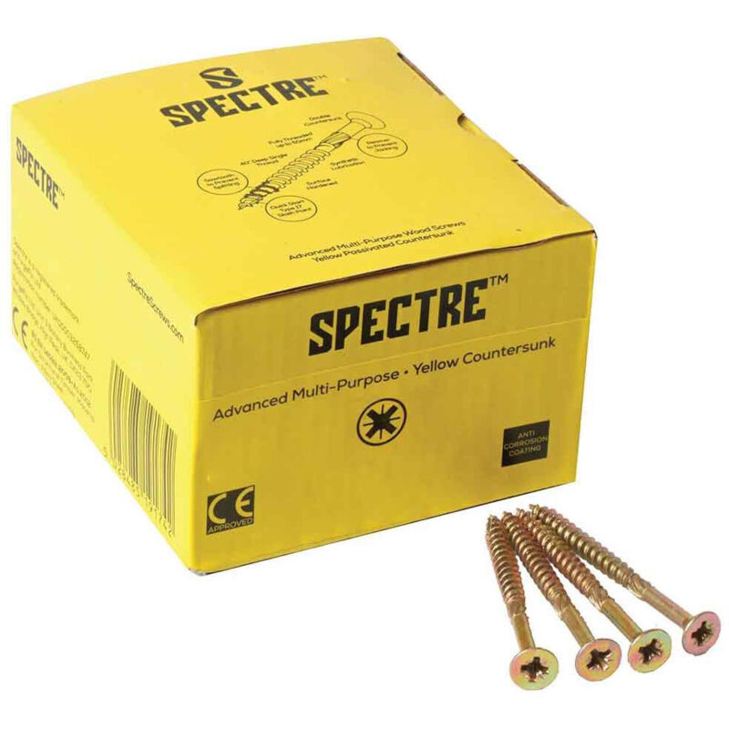 Forgefix - Spectre Screw Pz Compatible Csk zyp 5.0 x 80MM (Box 100)