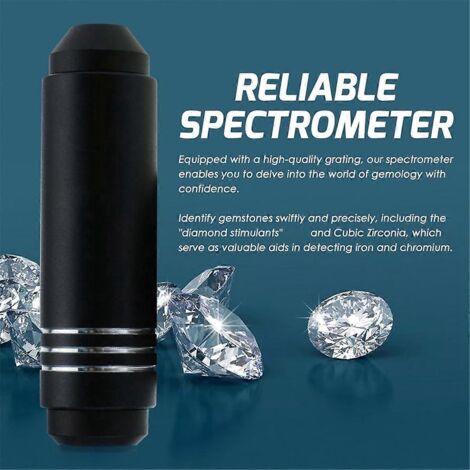 Spectromètre de diffraction portable, spectromètre de gemmes à réseau de poche --
