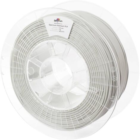 Spectrum Filaments 80115 PLA Premium Filament PLA 1.75 mm 1000 g gris clair, gris 1 pc(s)