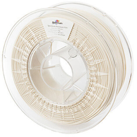 Spectrum FILAMENTS Spectrum Filaments 3D Filament PLA Premium 1.75mm Ivory Beige 1kg (80006)