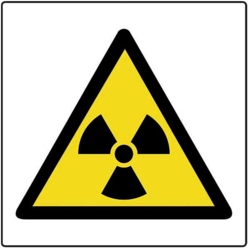 Spectrum Industrial - Radiation Safety Sticker (250 Pack) - 50 x 50mm