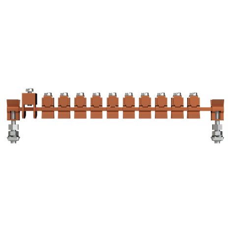 SPEE Combi- Jeu de barres plat CU 12x4 + Connecteurs-L400 1SZE980120B0540 ABB QR4PC3010