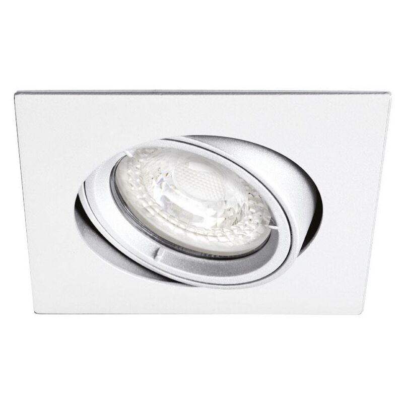 Speed 70 c 230 Encastré GU10 carré basculant blanc Lpe non incl. Aric 4972