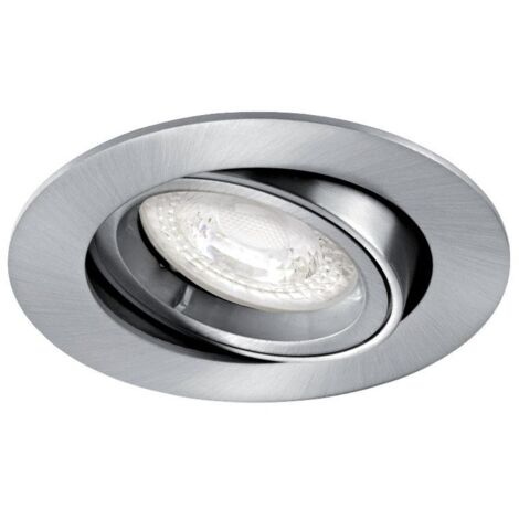 SPEED 70 R 12 Encastré GU5,3 rond basculant nickel Lpe non incl. ARIC 4836