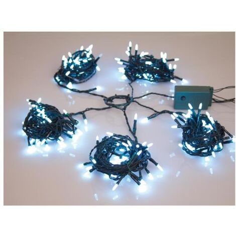 Speed Light LED - 220 LEDs - color blanco - cable verde - 24 V (para árboles de 180 cm)