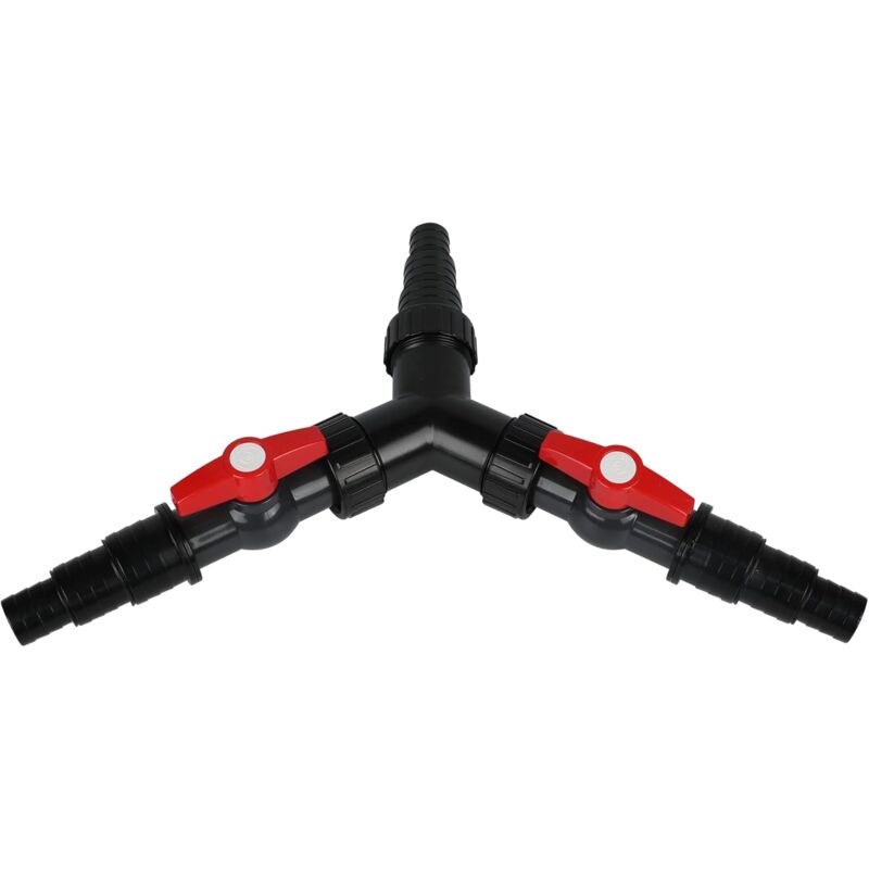 Speed Répartiteur en Y Distributeur d'eau pour Pompe de Bassin CST-02F 25/32/38mm (1'/1 1/4'/1 1/2')