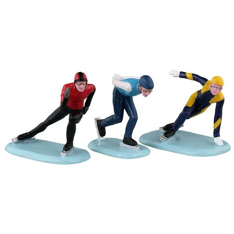Speed Skaters Set Of 3 Cod. 32217