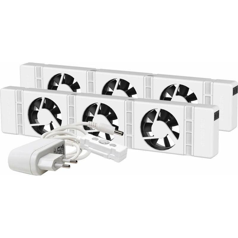 Speed Comfort - Ventilateur pour radiateur SpeedComfort - Ensemble Duo - Amplificateur de chauffage durable - Economie d'énergie & confort –