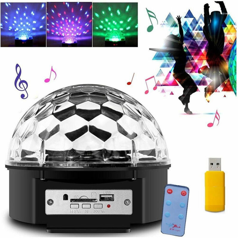 Trade Shop - Proyectos Luce Led Stroboscopio Disco Efectos Multicolore Rgb Fest -