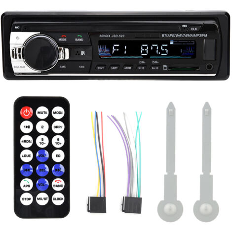 Speicherkartensteckplatz für das Auto (Single-Pin), verlustfreie HiFi-Musikwiedergabe, Bluetooth-MP3-Radio mit AUX-Audioeingang