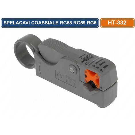 SPELACAVI PER COASSIALE RG58 RG59 RG6