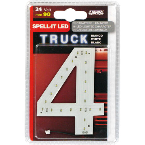 Spell-It Led, 90 mm, 24V - Bianco - 4