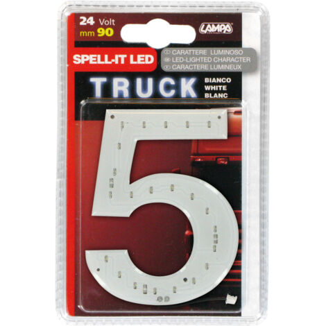 Spell-It Led, 90 mm, 24V - Bianco - 5