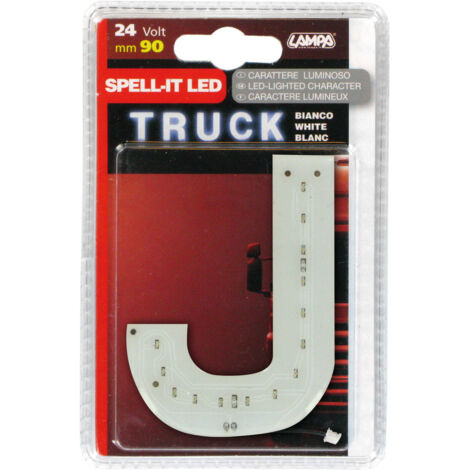 Spell-It Led, 90 mm, 24V - Bianco - J