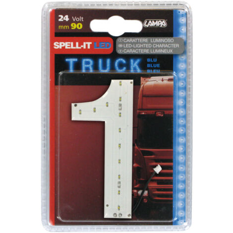 Spell-It Led, 90 mm, 24V - Blu - 1