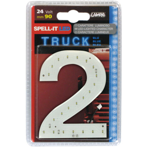 Spell-It Led, 90 mm, 24V - Blu - 2