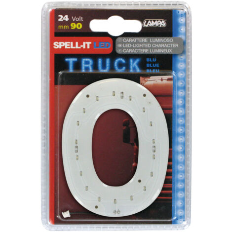 Spell-It Led, 90 mm, 24V - Blu - O