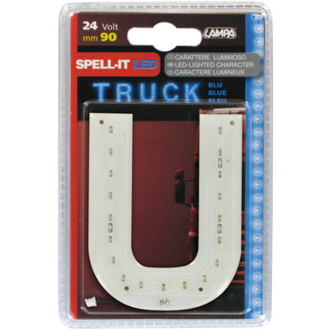 Spell-It Led, 90 mm, 24V - Blu - U