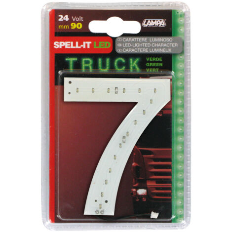 Spell-It Led, 90 mm, 24V - Verde - 7