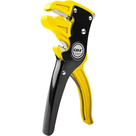 Spellafili automatico, spelafili multifunzione 2 in 1 per elettricisti, tronchese per cavi da 0,5-6 mm, pinza crimpatrice per spelatura e taglio, per cavi elettrici e coassiali