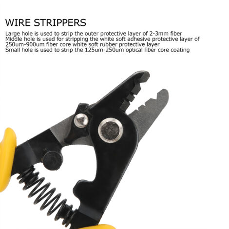 Spellafili per fibre ottiche CFS-3 - 3 fori, elevata durezza, strumento professionale