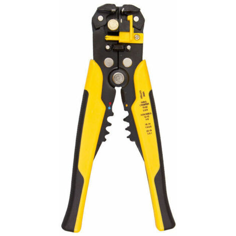 Spellafili, Pinza a crimpare, Spellafili automatico, con regolazione di precisione Cavi AWG 22-10 (0,26,0 mm²), Pinza automatica con regolazione di precisione Cavi AWG