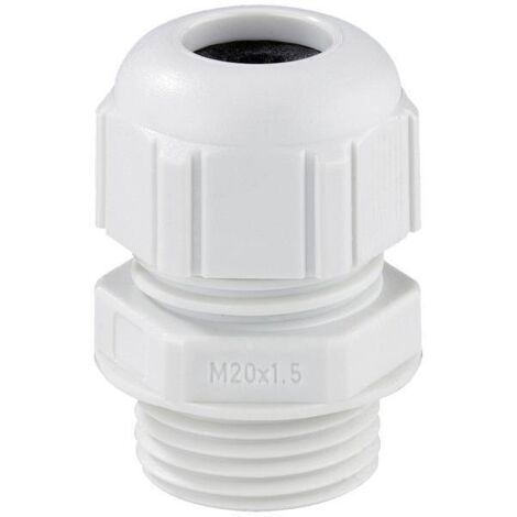 Spelsberg 24746301 Pressacavo filettato antiurto, con antistrappo M63 Plastica Grigio luminescente 1 pz.