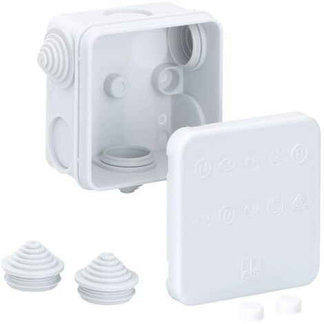Spelsberg 32097001 Boîte de raccordement (L x l x H) 75 x 75 x 42 mm gris IP55 1 pc(s) Y462602