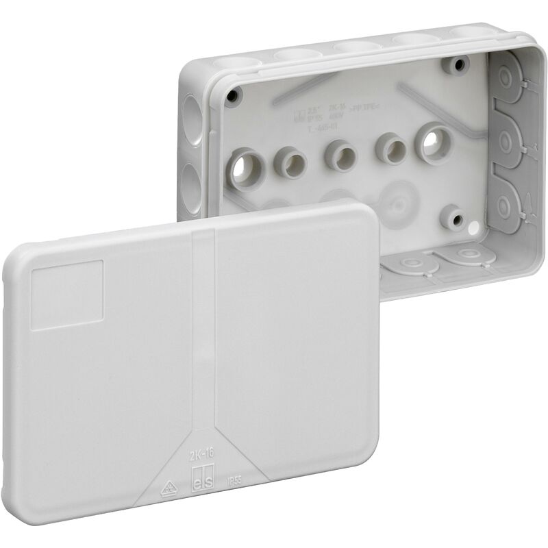 Spelsberg 34691601 Grey IP55 Junction Box 85x130x37mm 16 entries