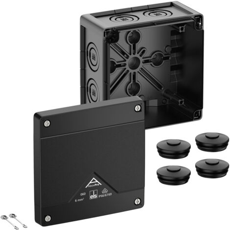 Spelsberg 40600001 Abzweigkasten (L x B x H) 127 x 127 x 75 mm Schwarz IP66, IP67, IP69 1 St.