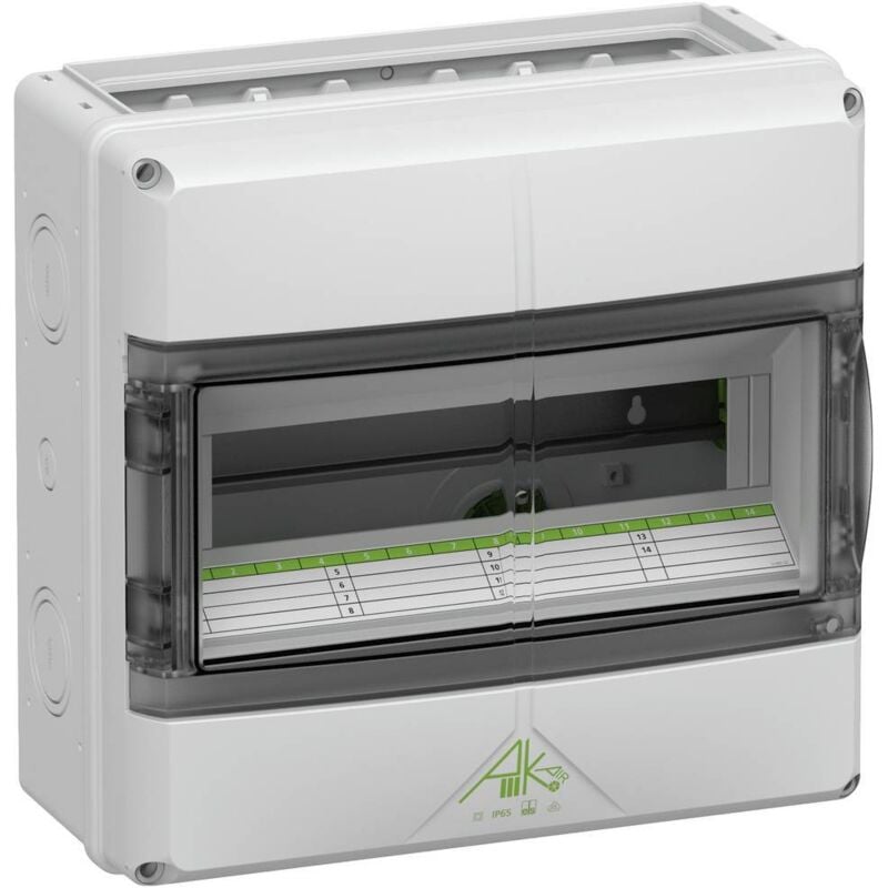 73351401 ak-f 14 coffret de distribution nombre de divisions = 14 nbr de rangées = 1 - Spelsberg