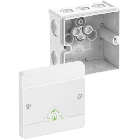 Spelsberg 80410001 Abzweigkasten (L x B x H) 102 x 102 x 57 mm Weiß IP66 1 St.