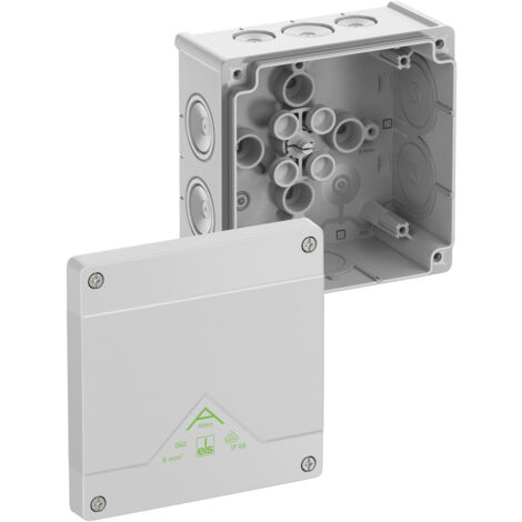 Spelsberg 80640001 Abzweigkasten (L x B x H) 127 x 127 x 70 mm Grau IP66 1 St.