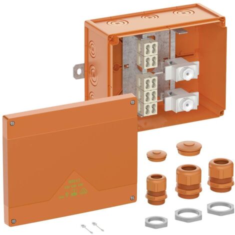 Spelsberg 86963201 Boîte de dérivation (L x l x H) 250 x 200 x 120 mm orange IP66 1 pc(s)