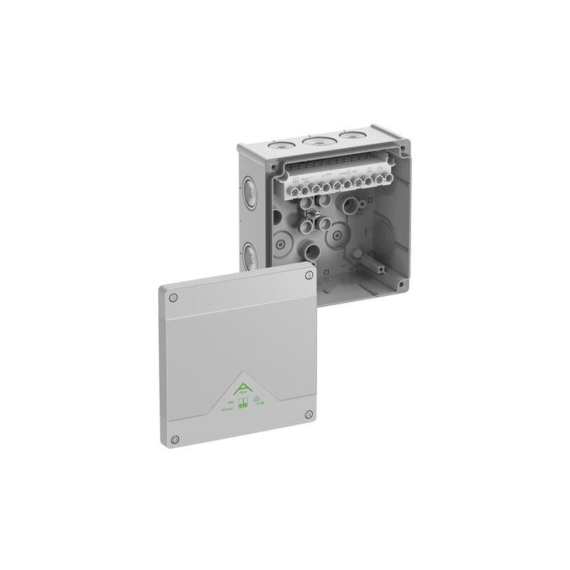 Spelsberg - abox 100-10² boîte de jonction professionnelle IP66 avec bornier à vis surélevé, certifié vde, points de fixation inte
