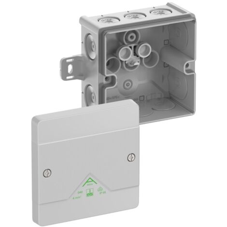Spelsberg Abzweigkasten, Schutzart IP66, max. Leiterquerschnitt 4², Schlagfestigkeit IK07, Schutzklasse II, Ui 1000V AC, Ui 1000V DC, DLG, VDE, halogenfrei, 80440101