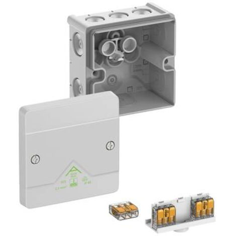 Spelsberg Boîte de dérivation, Indice de protection IP66, section de conducteur max. 2,5², Résistance aux chocs IK07, Classe de protection II, Ui 450V AC, Ui 450V DC, DLG, VDE, sans halogène, 80247001