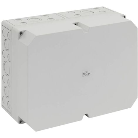 Spelsberg Contenitore vuoto, grigio, grado di protezione IP66, resistenza agli urti IK07, classe di protezione II, Ui 690V AC, tensione nominale di isolamento 1000V DC, senza alogeni, 10591201
