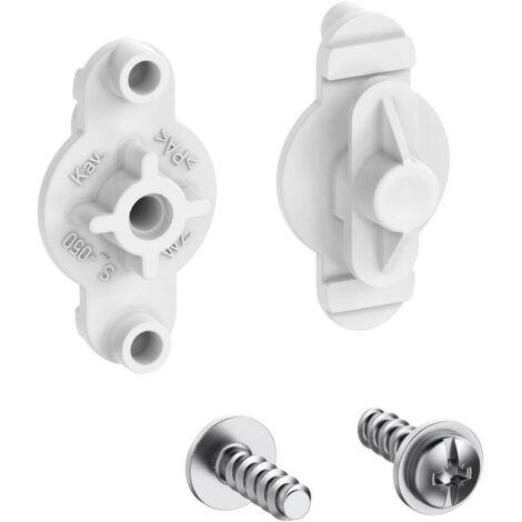 Spelsberg KTB 1 Kit de fixation, PA6 gris, jeu de 10, 89600901