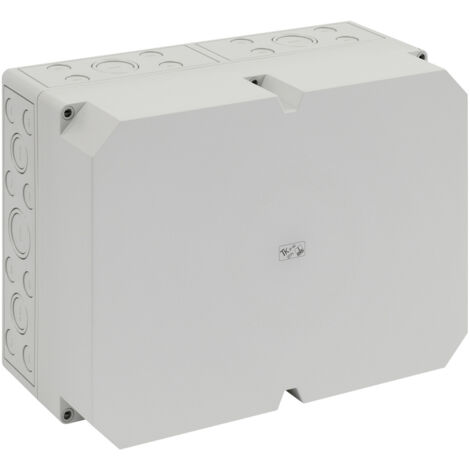 Spelsberg Leergehäuse, grau, Schutzart IP66, Schlagfestigkeit IK07, Schutzklasse II, Ui 690V AC, Bemessungsisolationsspannung 1000V DC, halogenfrei, 10591201